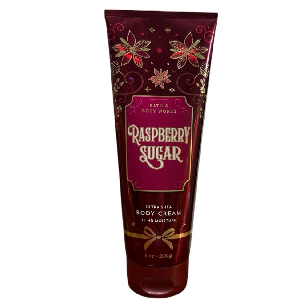Bath & Body Works Raspberry Sugar Shea Ultra Shea Body Cream 24 Hour Moisture